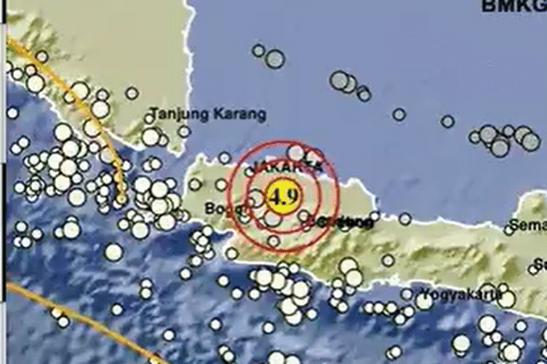 Gempa M4.7 guncang Bekasi-Karawang
