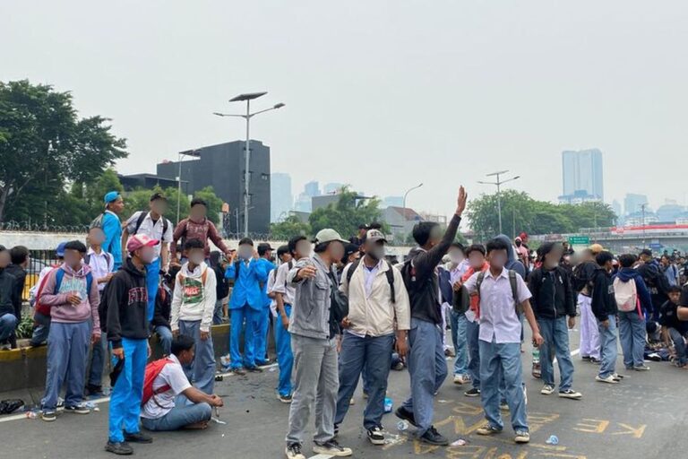 Unjuk Rasa 25 Agustus, Pelajar SMA/SMK Turut Berpartisipasi